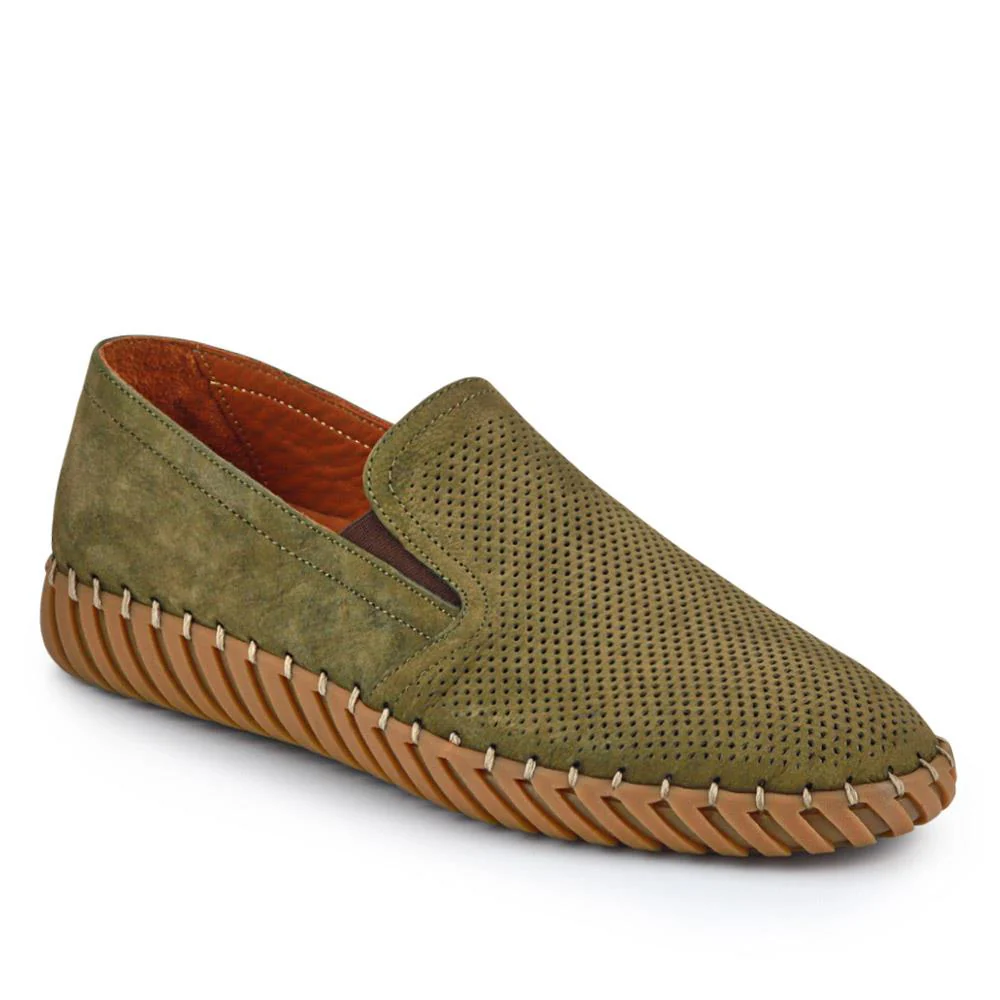 Men's Casual Leather Slip-On Shoes - OZIL41000 / 326 847 - Image 2