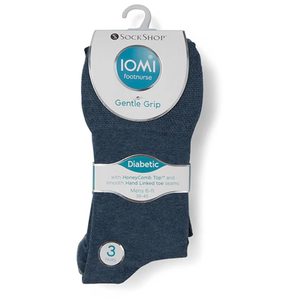 Men's Diabetic Socks - DAVJA27000 / 313 219 - Blue - Image 4