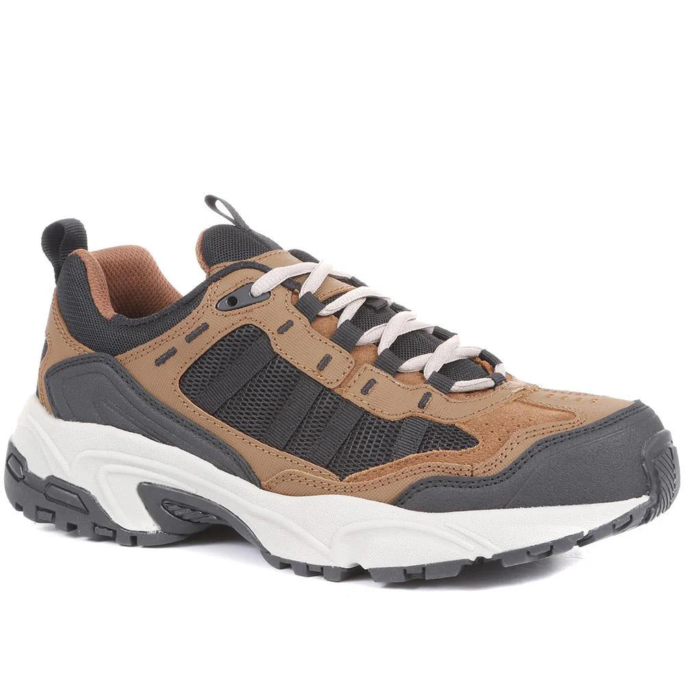 Men's Leather Lace-Up Walking Shoes - SUNT34021 / 321 289 - Image 2