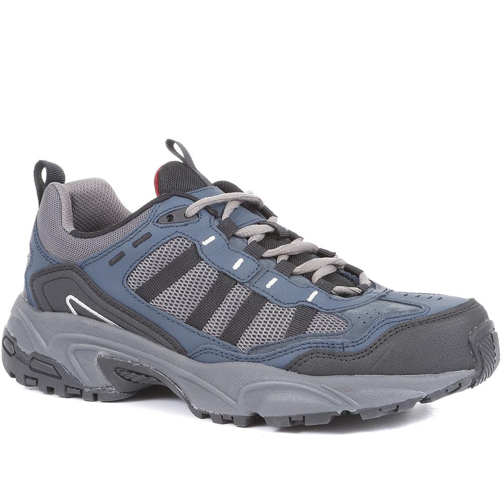 Men's Leather Lace-Up Walking Shoes - SUNT34021 / 321 289 - Image 4