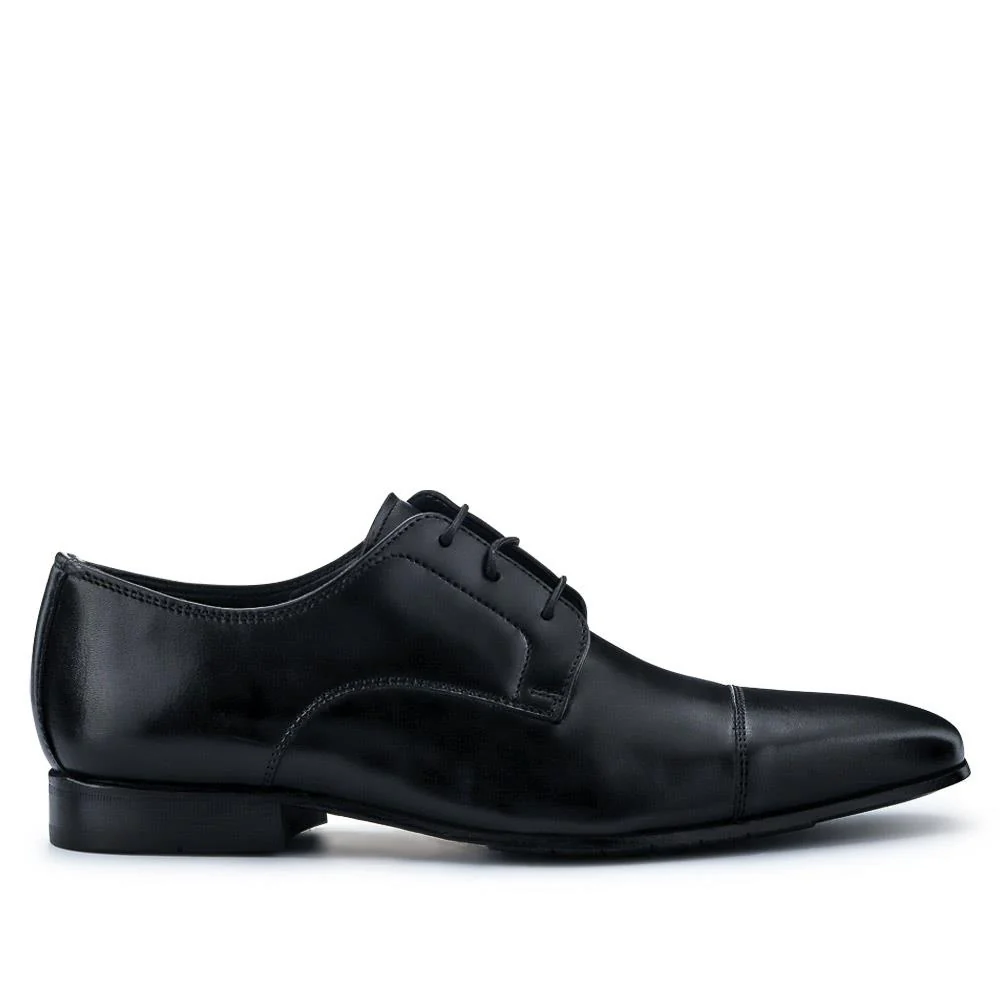 Milligan Smart Leather Lace-Up Shoes - MILLIGAN / 326 804 - Black - Image 2
