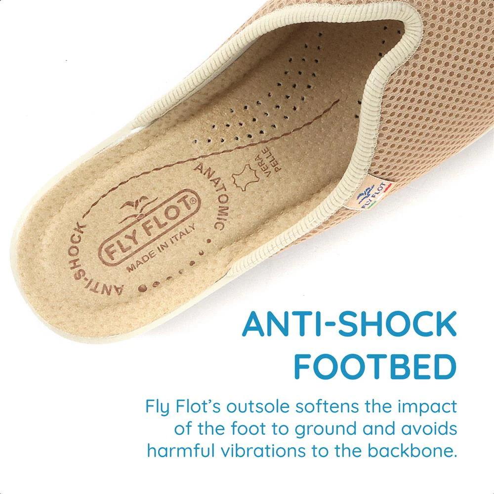 Fly Flot Anatomic Mule Sandals - FLY27046 / 312 281 - Beige - Image 5