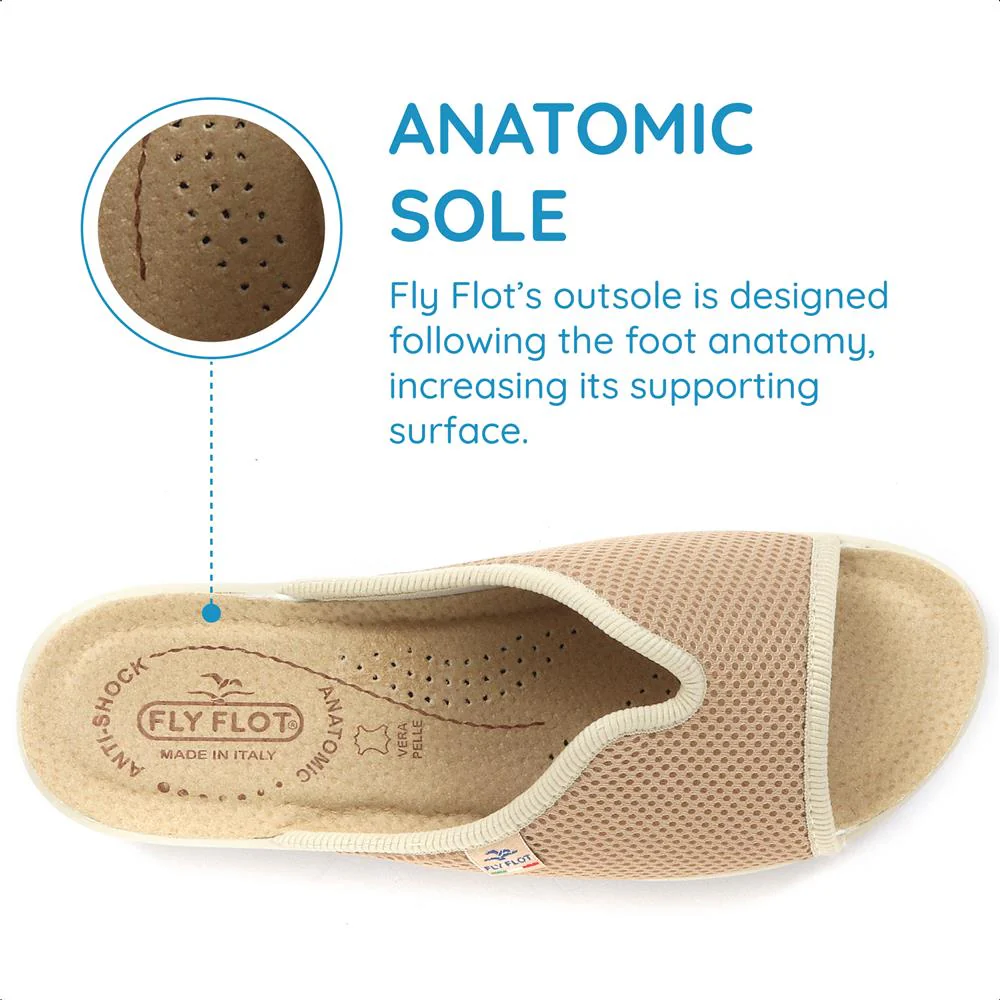 Fly Flot Anatomic Mule Sandals - FLY27046 / 312 281 - Beige - Image 6