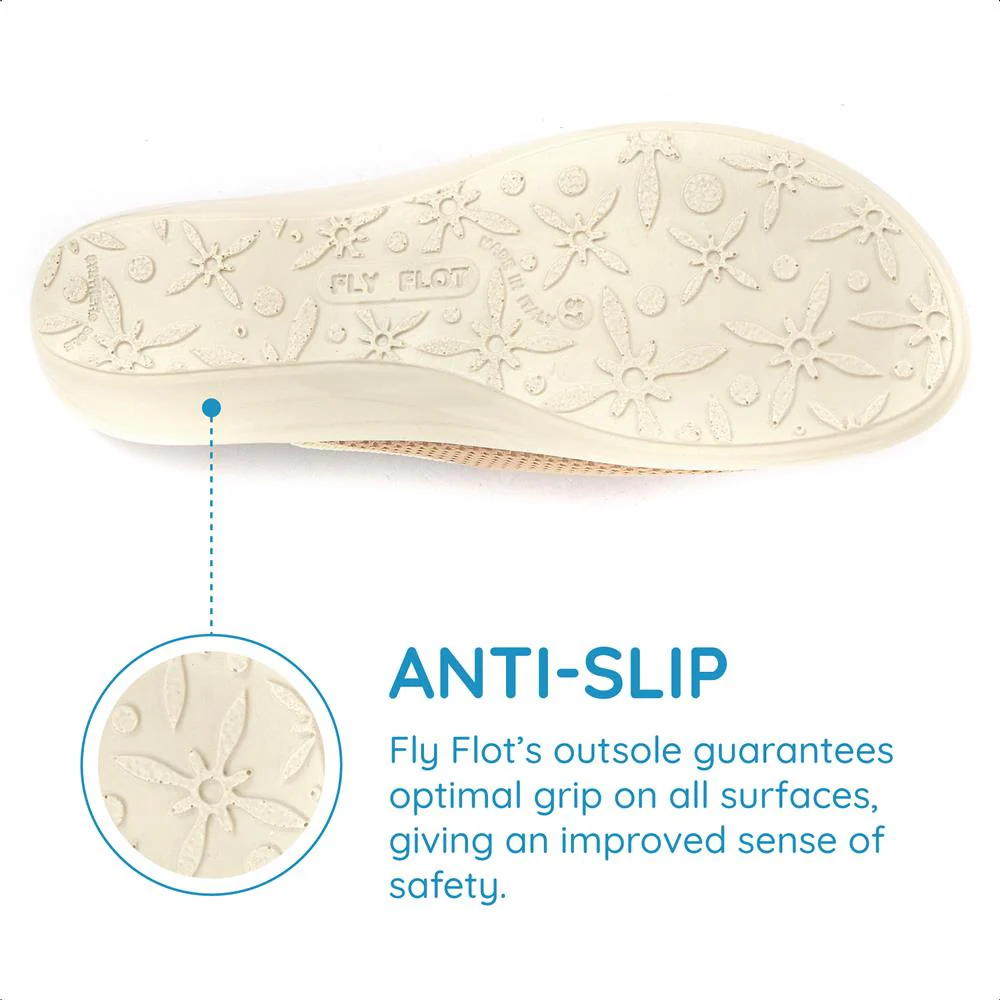 Fly Flot Anatomic Mule Sandals - FLY27046 / 312 281 - Beige - Image 7