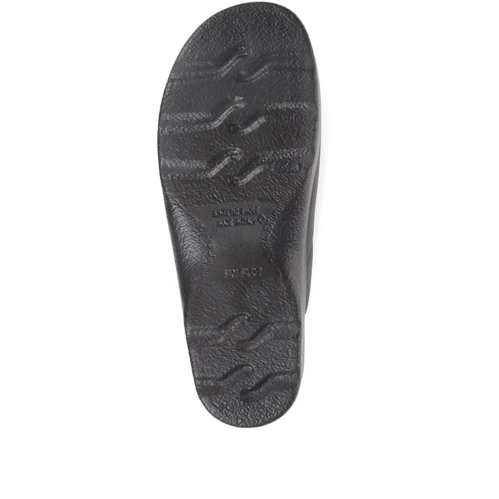 Fly Flot Mule Slippers - FLY36087 / 322 499 - Black - Image 5