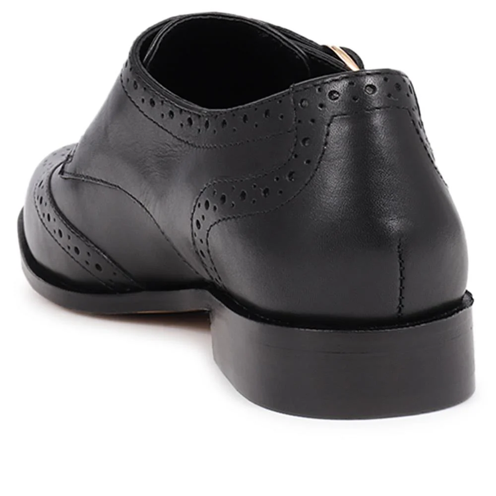 Oakwood Monkstrap Shoes - OAKWOOD / 326 203 - Black - Image 4