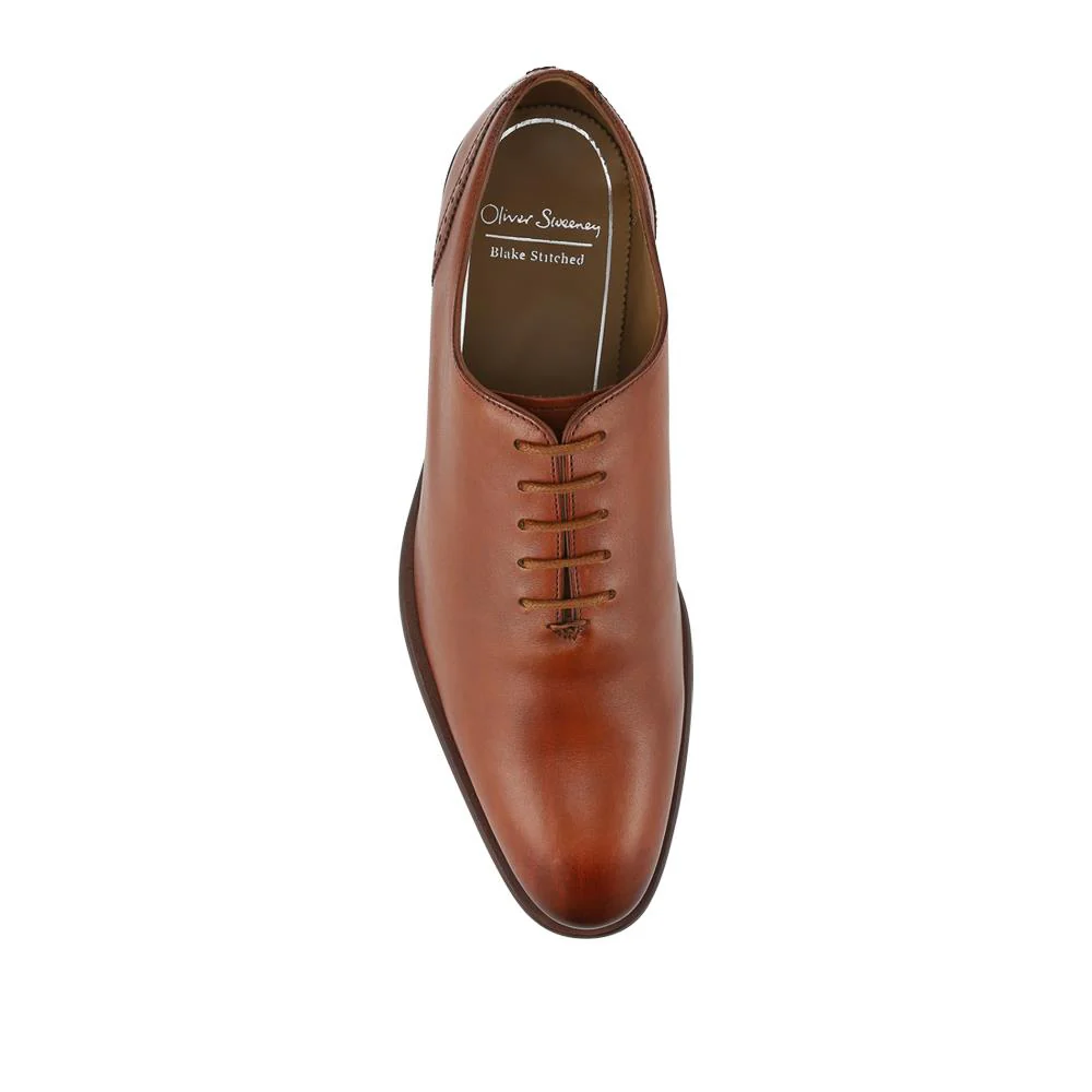 Oliver Sweeney Cropwell Polished Leather Oxfords - OLIVR42502 / 328 552 - Tan - Image 4