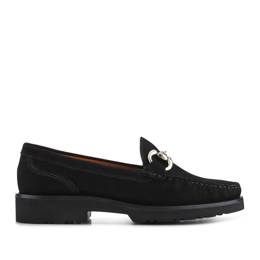 Orlana Leather Slip-On Moccasins - ORLANA / 327 593 - Black - Image 2