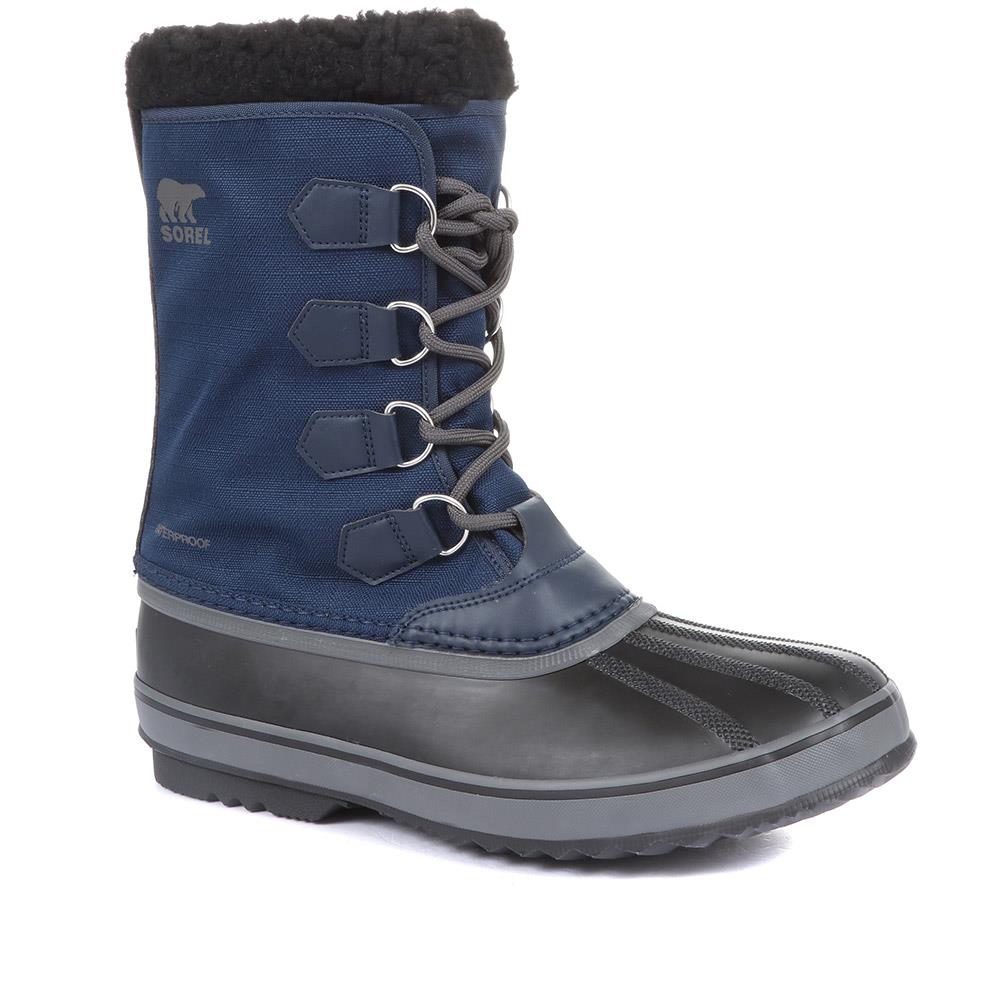 Pac Nylon Waterproof Boots - COLUM34508 / 320 421 - Navy