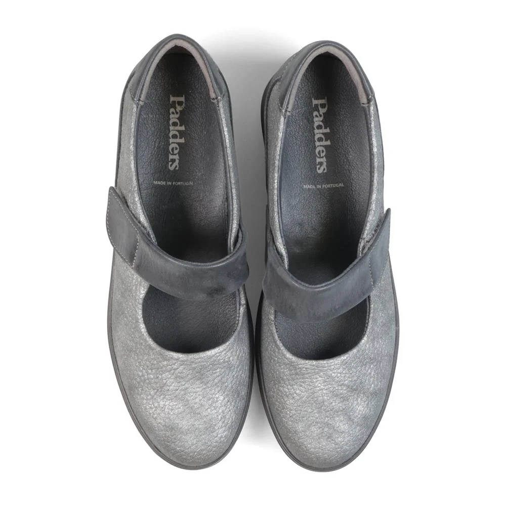 Padders Ladies Comfort 2E Fit - BAWTRY - Bawtry / null - Grey Tumbled Leather - Image 3