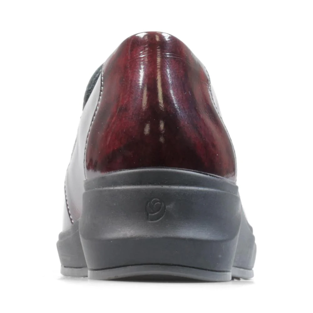 Padders Ladies Comfort 2E Fit - LEWES - Lewes / null - Burgundy Patent - Image 3