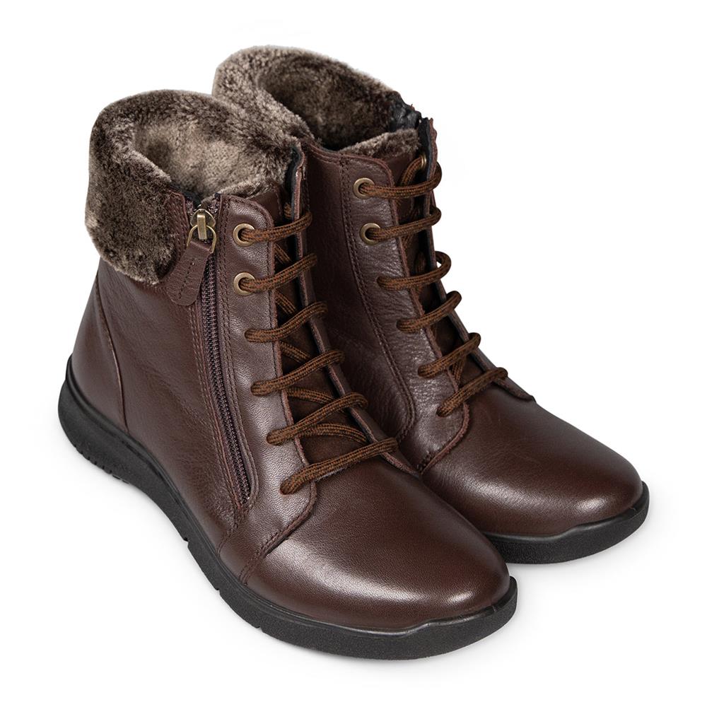 Padders Ladies Dual Fit Comfort E/2E - GLAD - Glad / null - Bark Leather