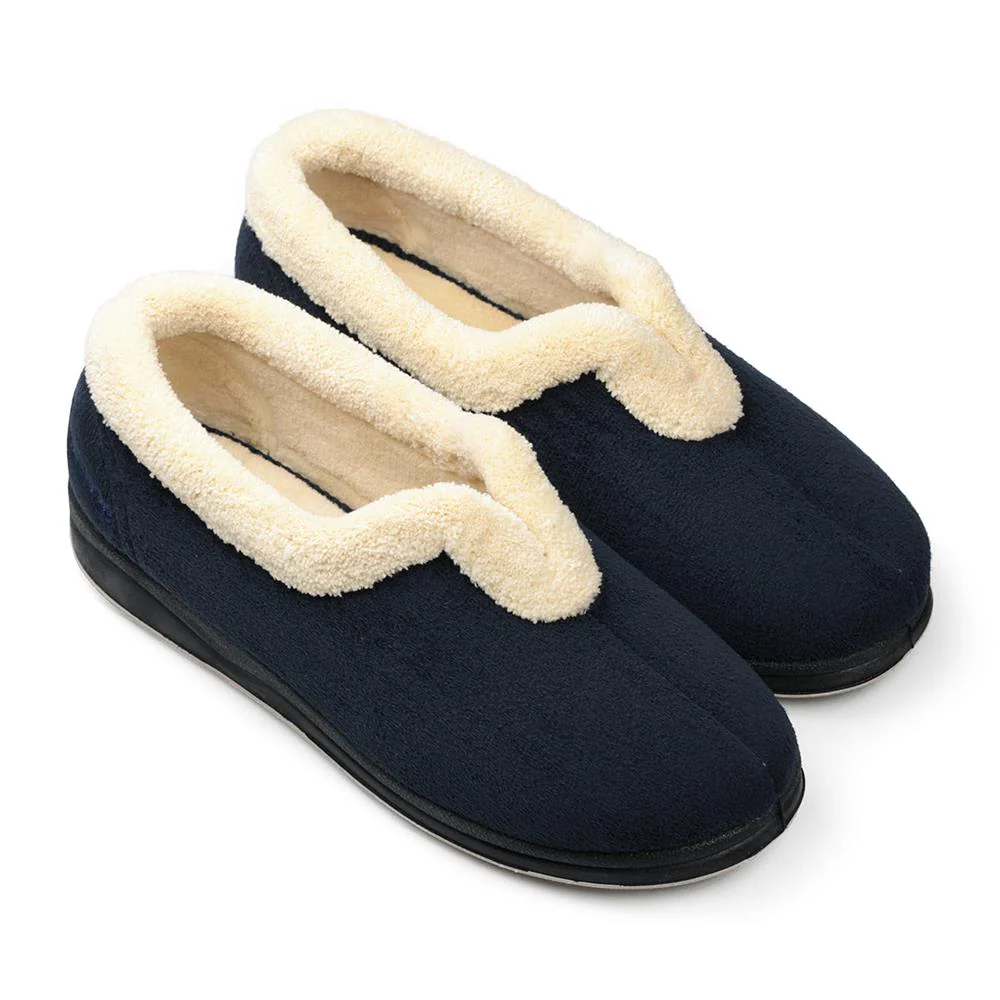 Padders Ladies Slippers 2E Fit Vulcanised - CARMEN - Image 3