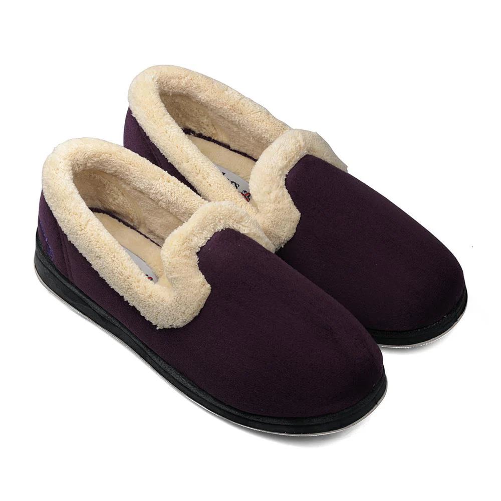 Padders Ladies Slippers 2E Fit Vulcanised - REPOSE - Image 3