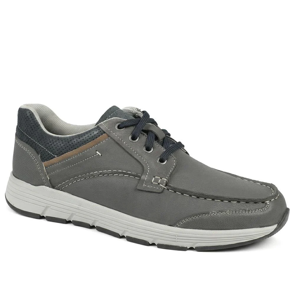 Padders Leather Rugged Casual Lace Up Shoes - PADPARK43506 / 328 921 - Navy