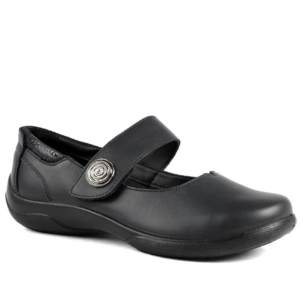 Padders Leather Touch Fastening Mary Janes - GOOD42504 / 328 851 - Navy