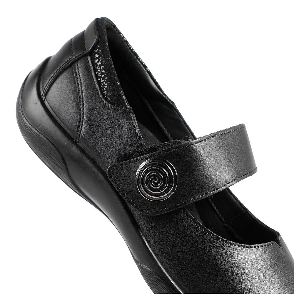 Padders Leather Touch Fastening Mary Janes - GOOD42504 / 328 851 - Black - Image 5