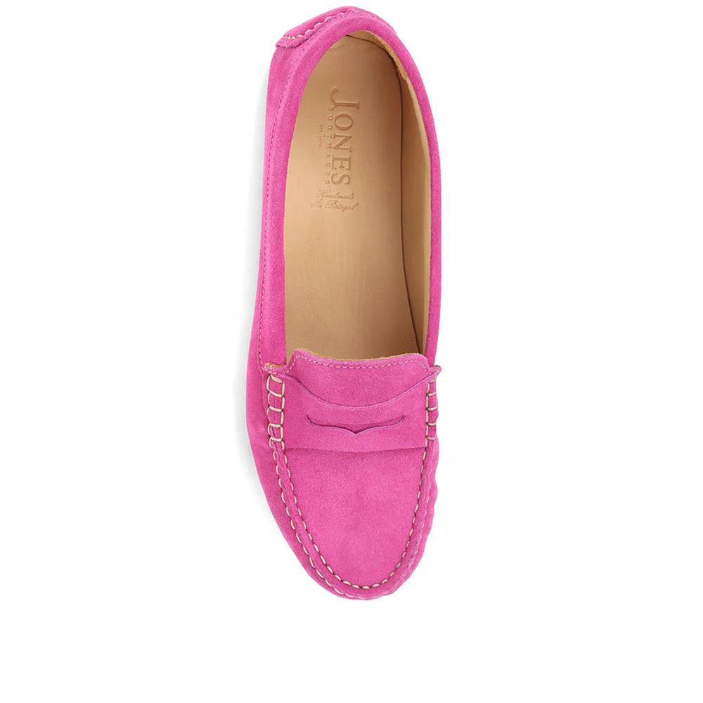 Penelopie Leather Moccasins - PENELOPIE / 322 368 - Pink - Image 5