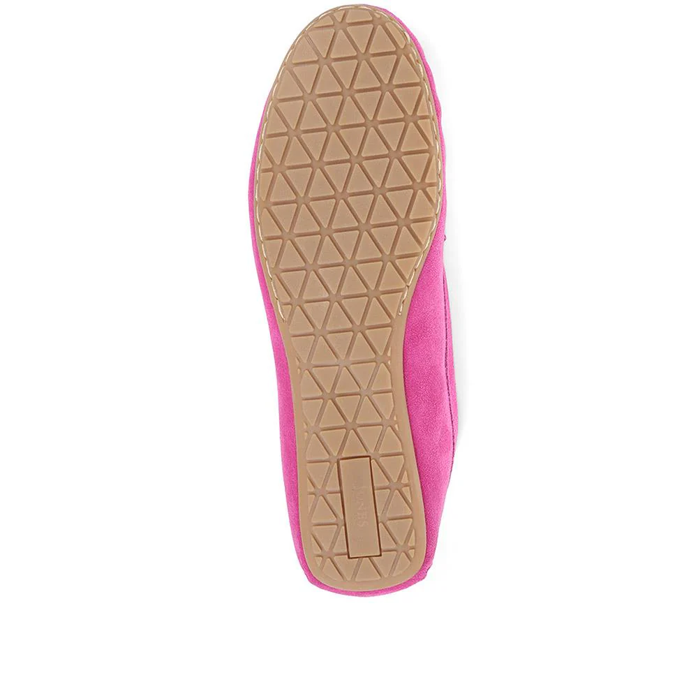 Penelopie Leather Moccasins - PENELOPIE / 322 368 - Pink - Image 6
