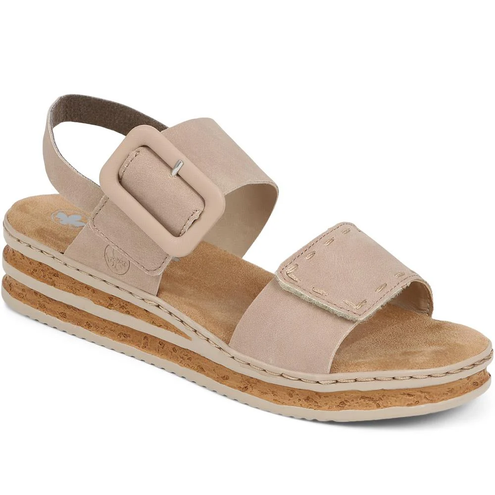 Platform Touch-Fasten Sandals - RKR39530 / 325 026