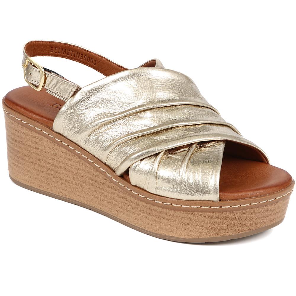 Platform Wedge Heel Mules - BELMETIN39003 / 325 439 - Image 2