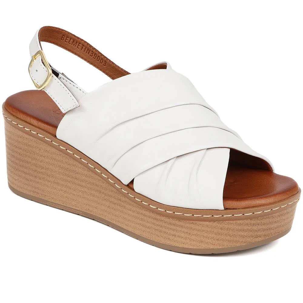 Platform Wedge Heel Mules - BELMETIN39003 / 325 439