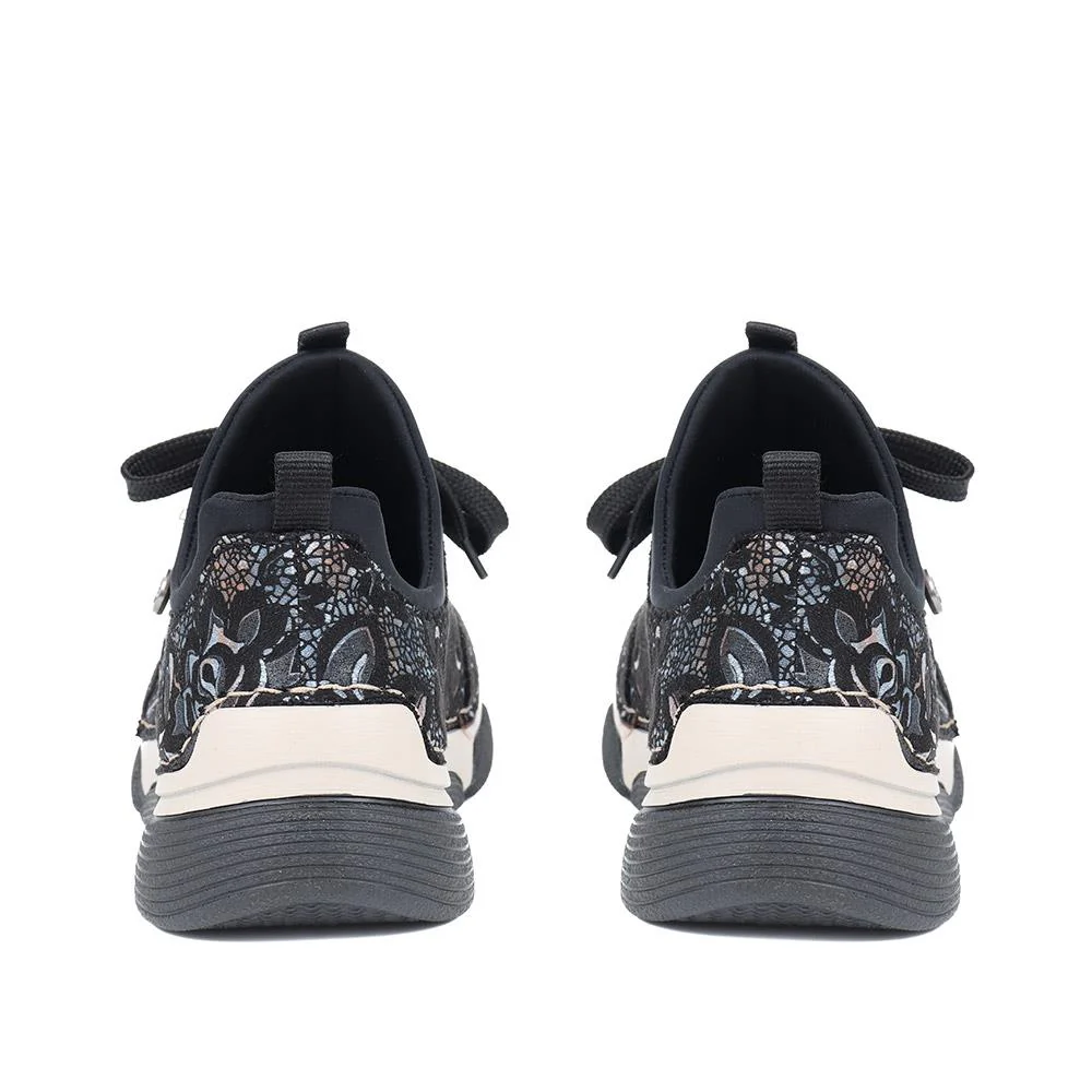 Pull-On Trainers - RKR36501 / 322 433 - Black Multi - Image 5