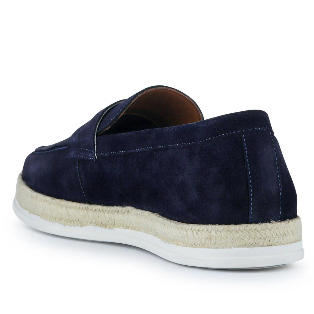 Quent Casual Slip-On Shoes - QUENT / 326 808 - Navy Suede - Image 3