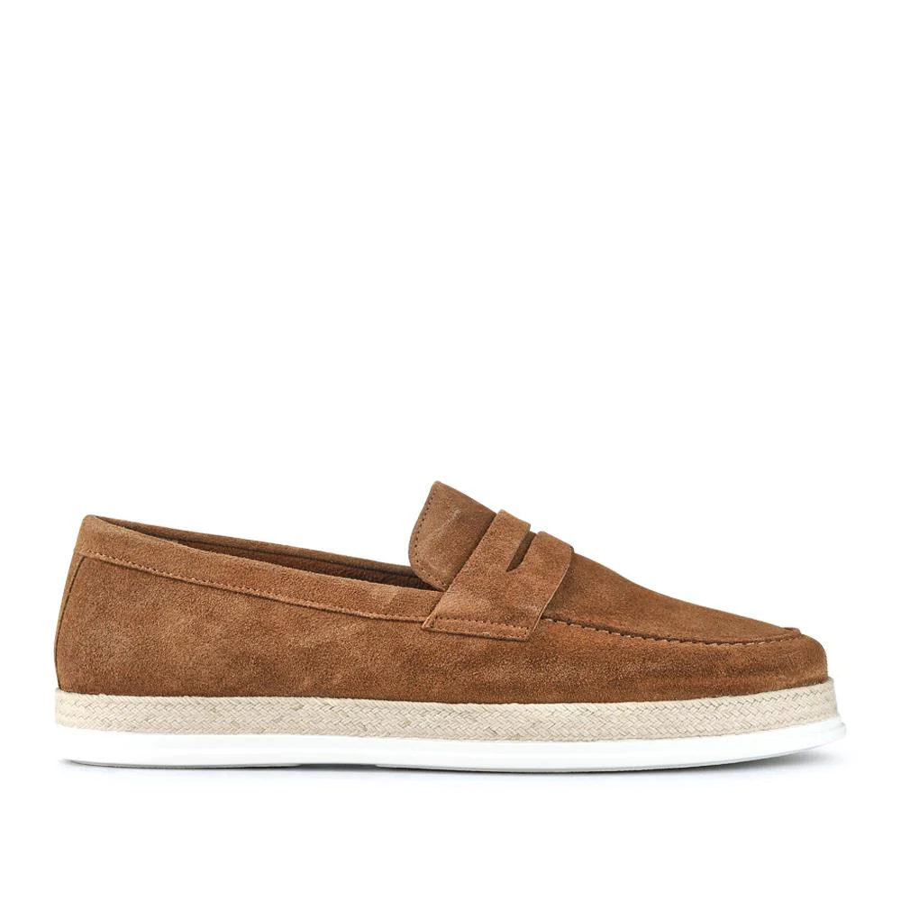 Quent Casual Slip-On Shoes - QUENT / 326 808 - Tan Suede - Image 2