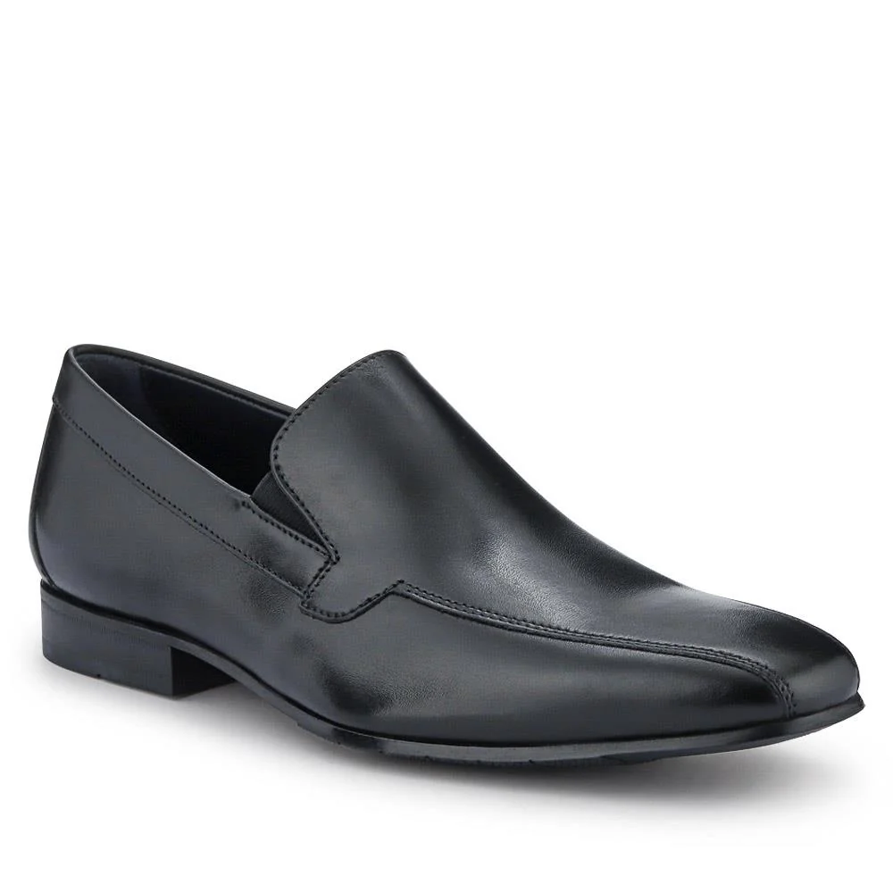 Ralphie Smart Leather Slip-On Shoes - RALPHIE / 326 800 - Black