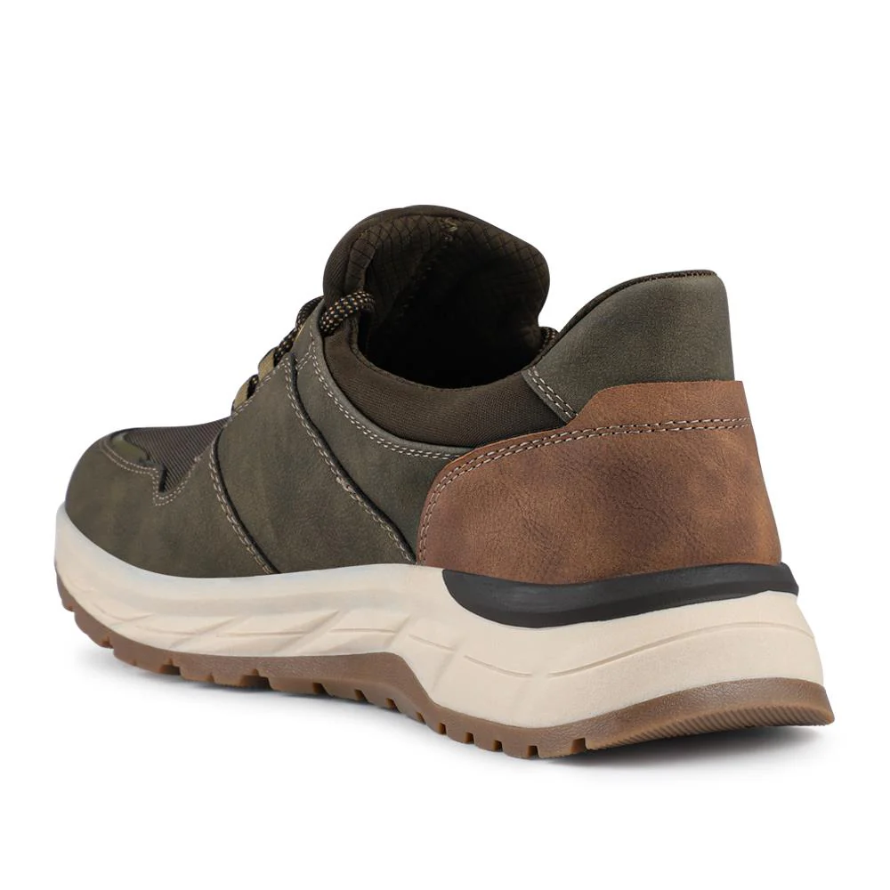 Relife Wide Fit Lace Up Shoes - RELIF42002 / 327 803 - Khaki - Image 3