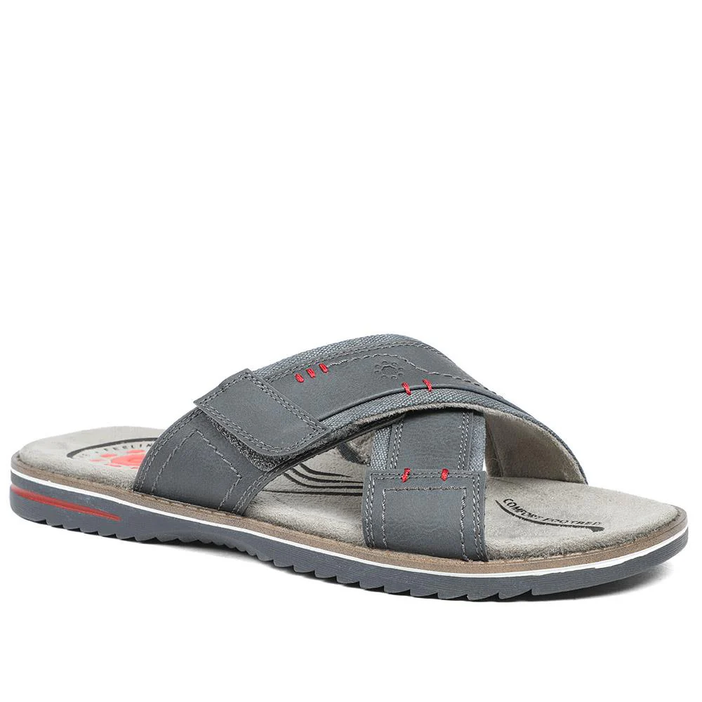 Relife Wide Fit Slip On Sandals - RELIF43011 / 328 926