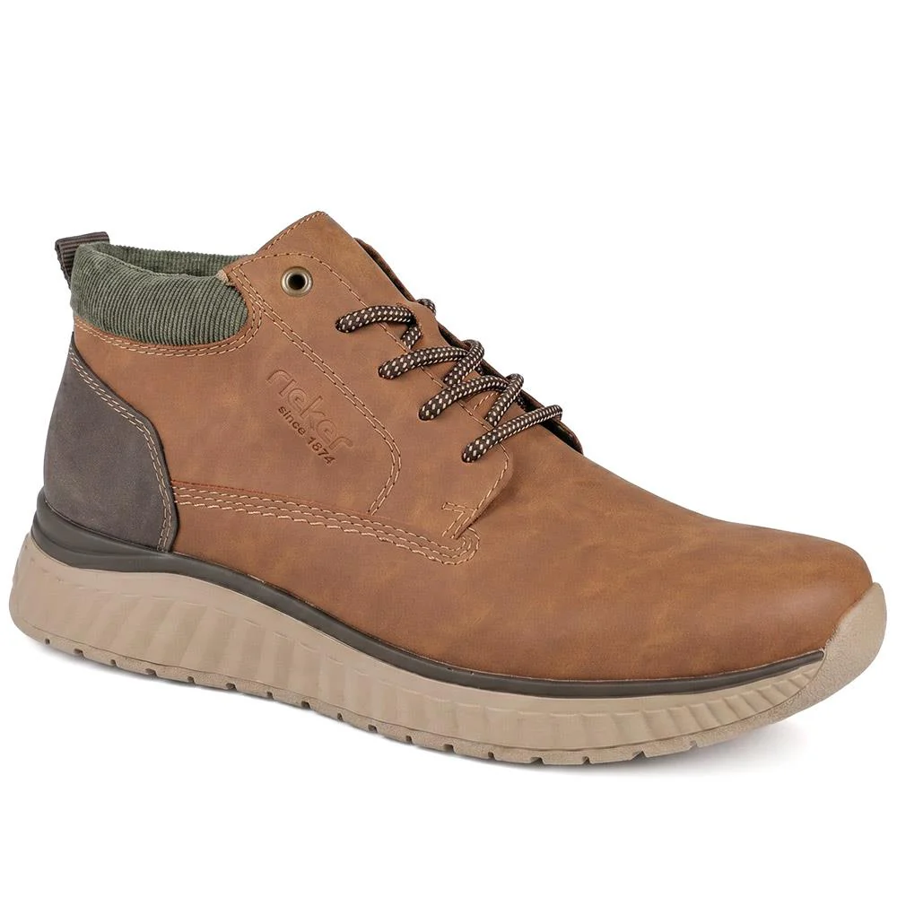 Rieker Hybrid Sole Lace Up Boots - RKR43048 / 330 224