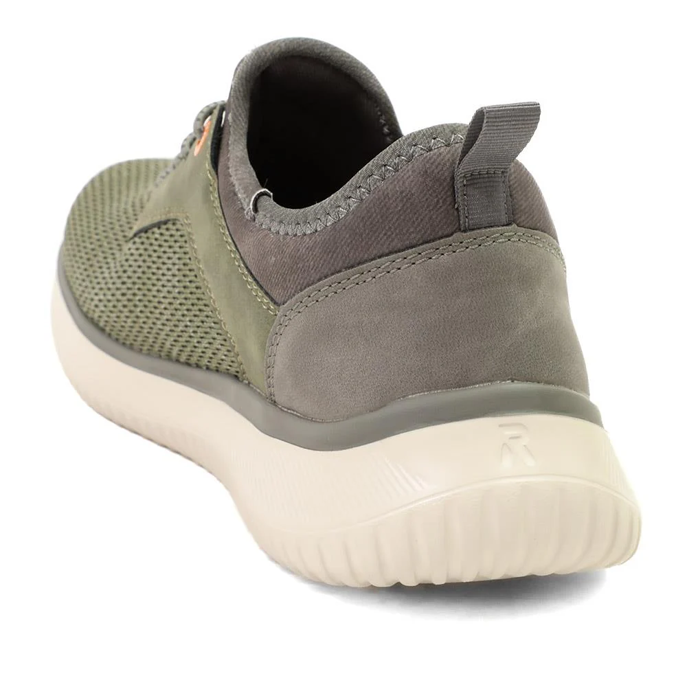 Rieker Lace Up Low Top Trainers - RKR43514 / 328 774 - Khaki - Image 3
