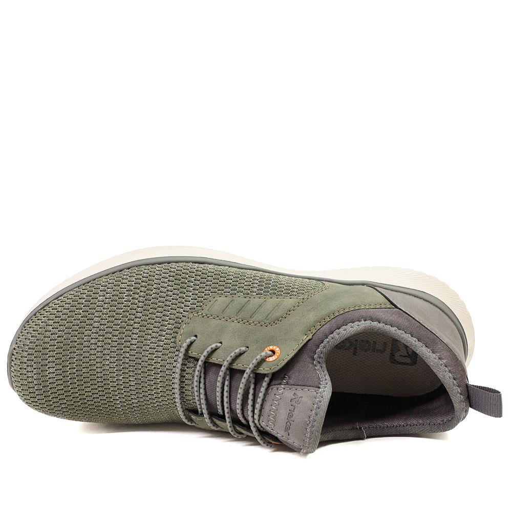 Rieker Lace Up Low Top Trainers - RKR43514 / 328 774 - Khaki - Image 4