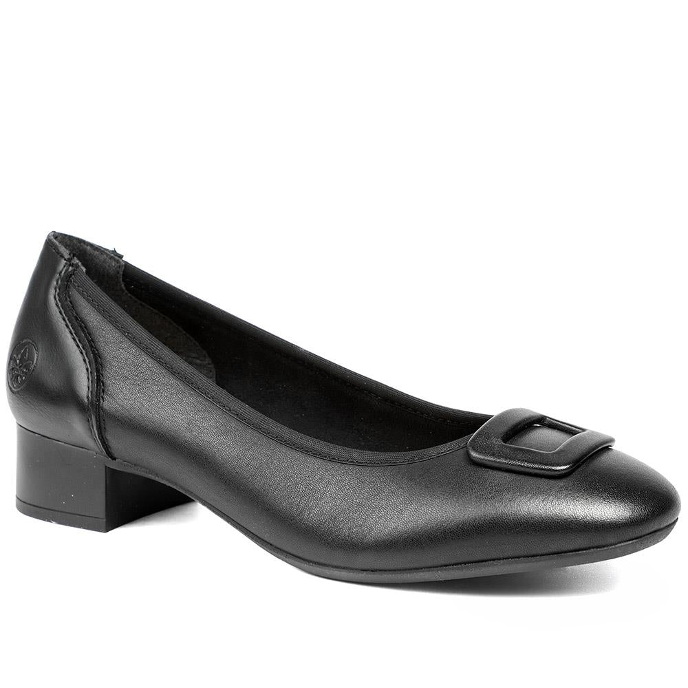 Rieker Smart Premium Leather Court Shoes - RKR43518 / 328 781 - Image 2