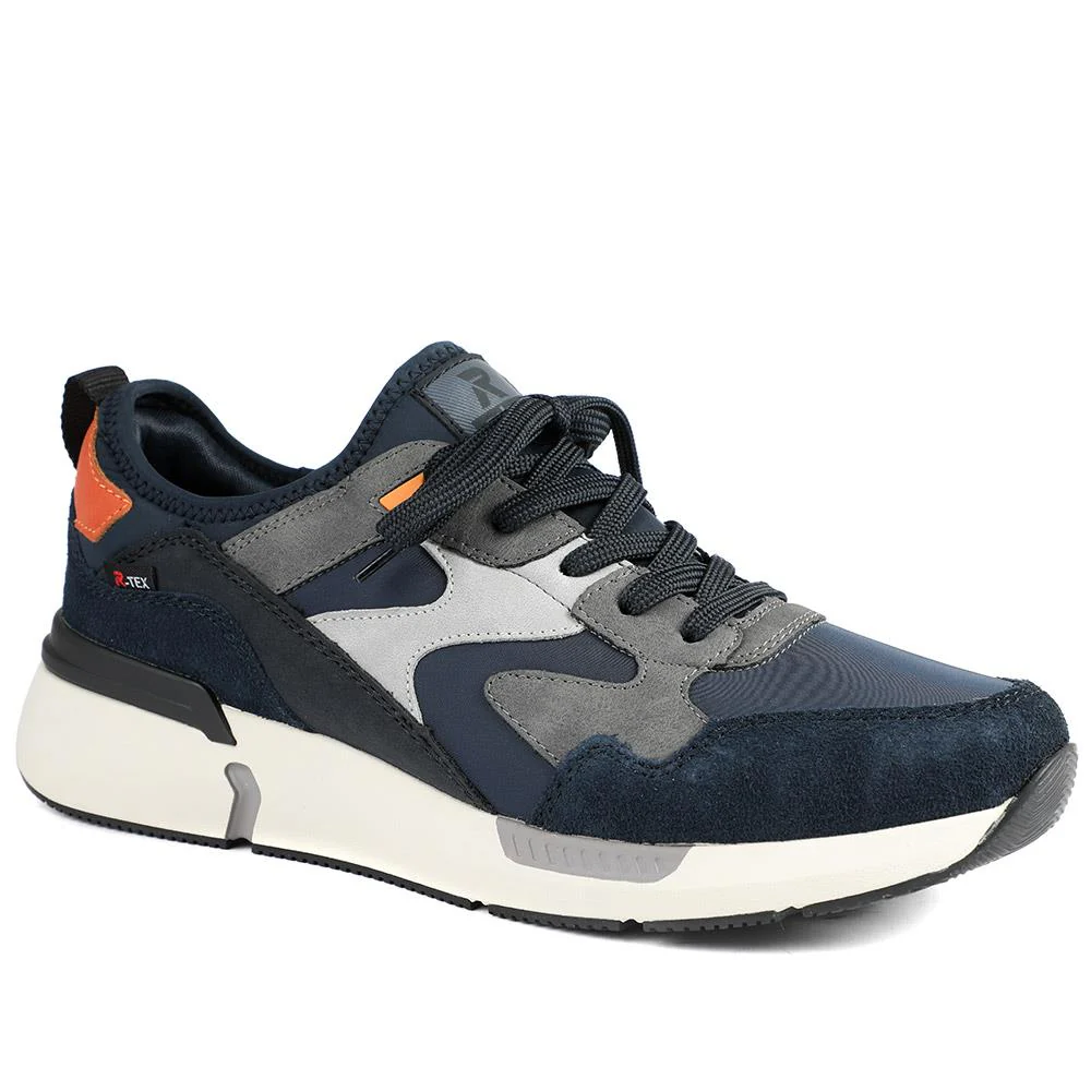 Rieker Sport Lace Up Trainers - RKR43586 / 329 447 - Navy Multi