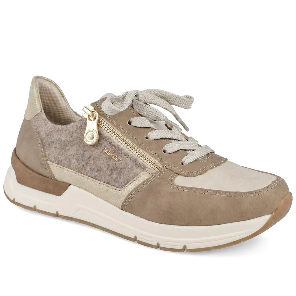 Rieker Zip & Lace Fastening Trainers - RKR43034 / 330 198