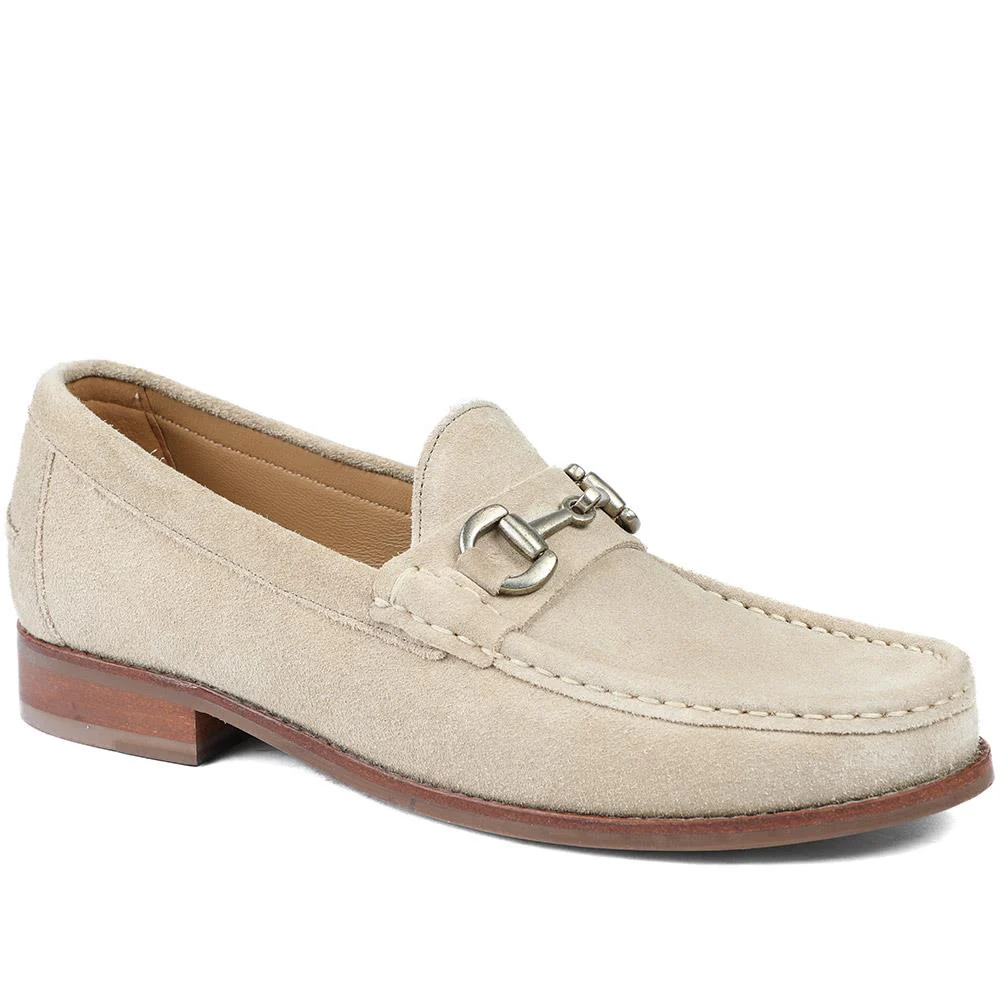 Roan Leather Slip-On Shoes - ROAN / 326 791 - Sand Suede