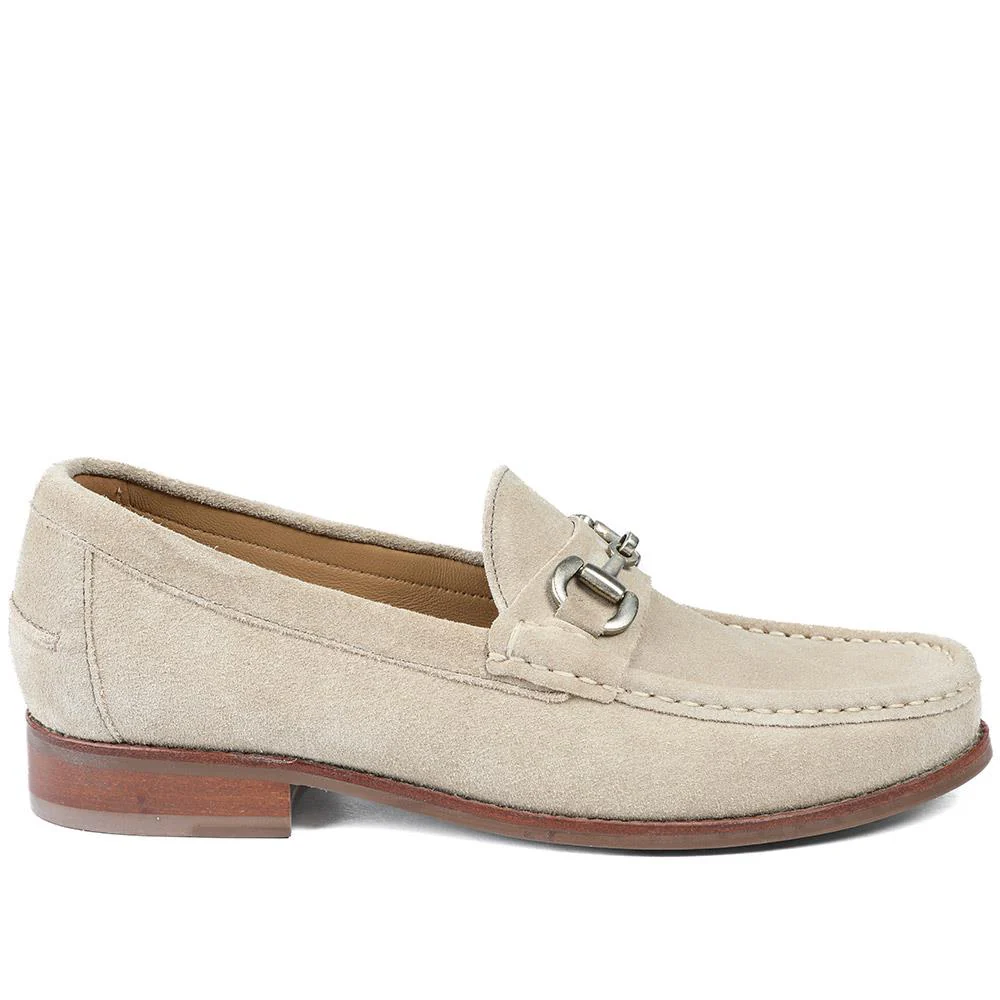 Roan Leather Slip-On Shoes - ROAN / 326 791 - Sand Suede - Image 2