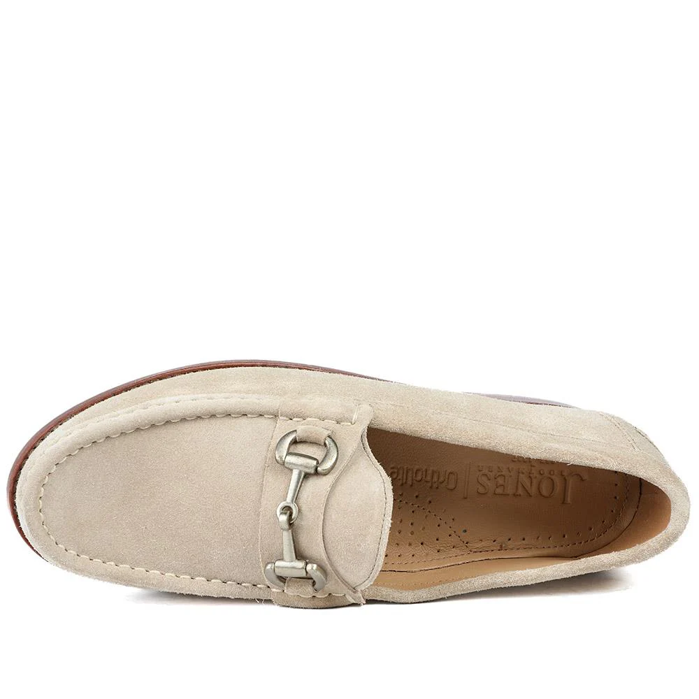 Roan Leather Slip-On Shoes - ROAN / 326 791 - Sand Suede - Image 4