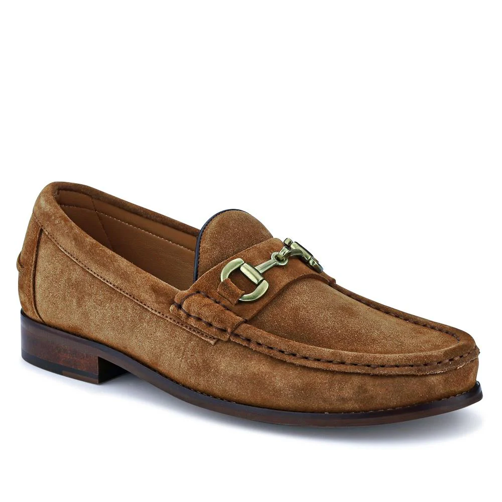 Roan Leather Slip-On Shoes - ROAN / 326 791 - Tan Suede