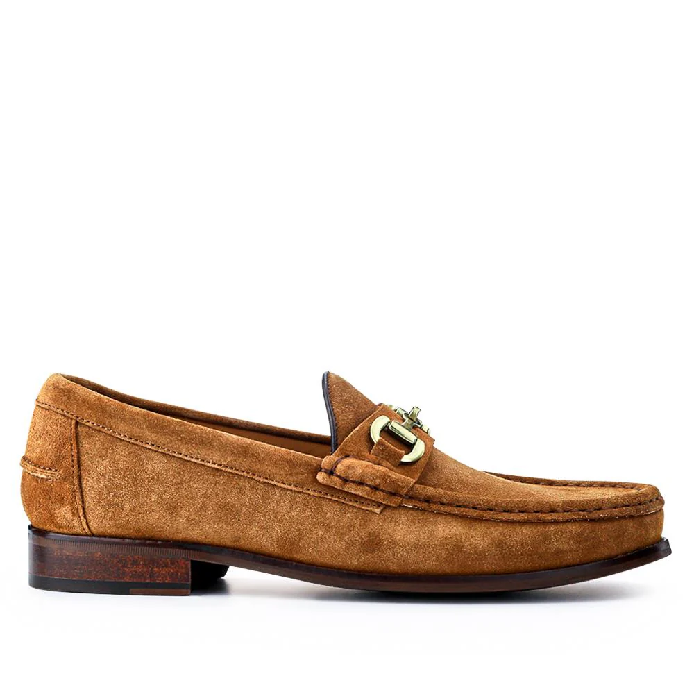 Roan Leather Slip-On Shoes - ROAN / 326 791 - Tan Suede - Image 2