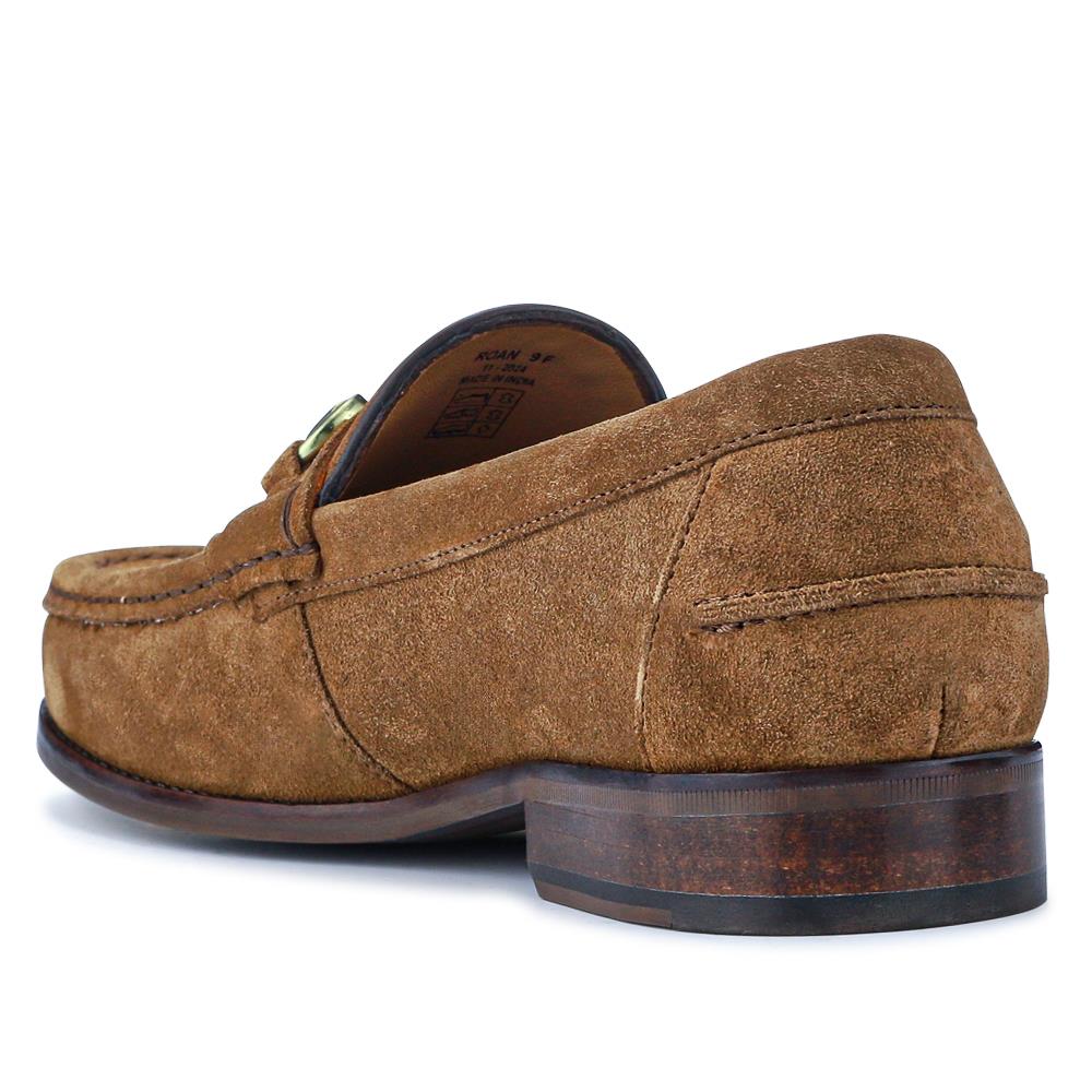 Roan Leather Slip-On Shoes - ROAN / 326 791 - Tan Suede - Image 3