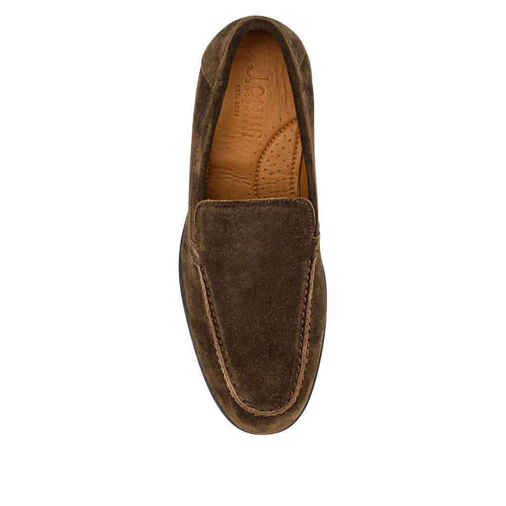Rocco Laceless Leather Shoes - ROCCO / 326 487 - Dark Brown Suede - Image 4