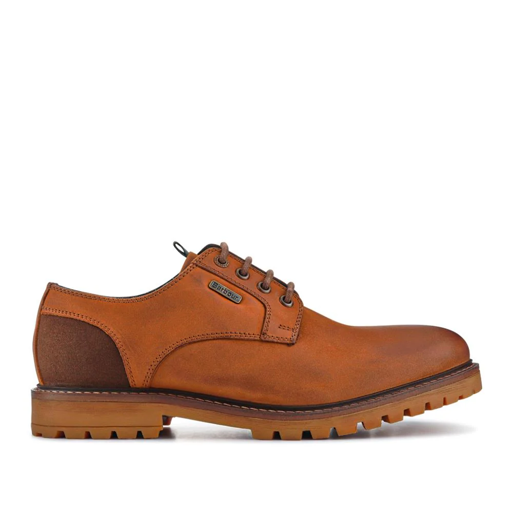Sandstone Leather Lace-Up Shoes - BARBR38503 / 324 445 - Cognac - Image 2