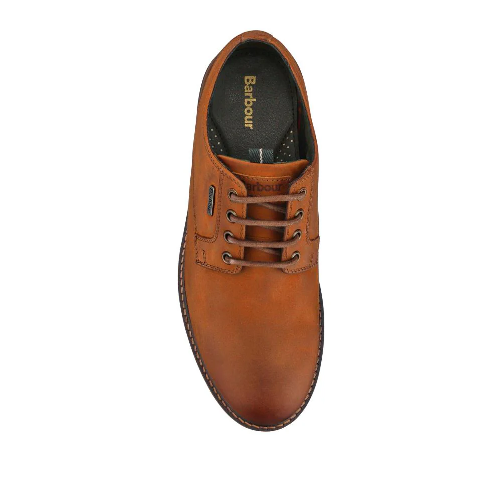 Sandstone Leather Lace-Up Shoes - BARBR38503 / 324 445 - Cognac - Image 4