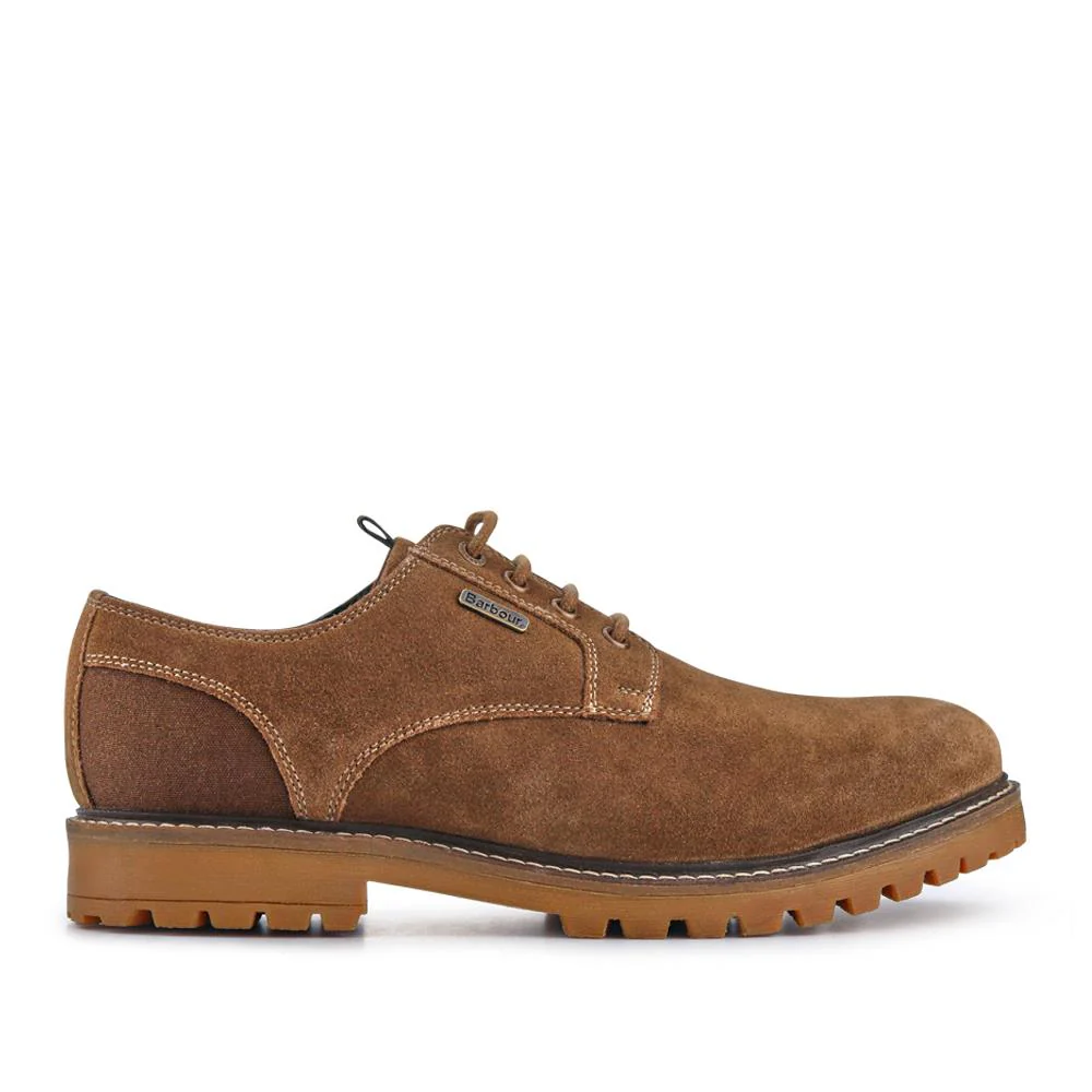 Sandstone Leather Lace-Up Shoes - BARBR38503 / 324 445 - Taupe Suede - Image 2