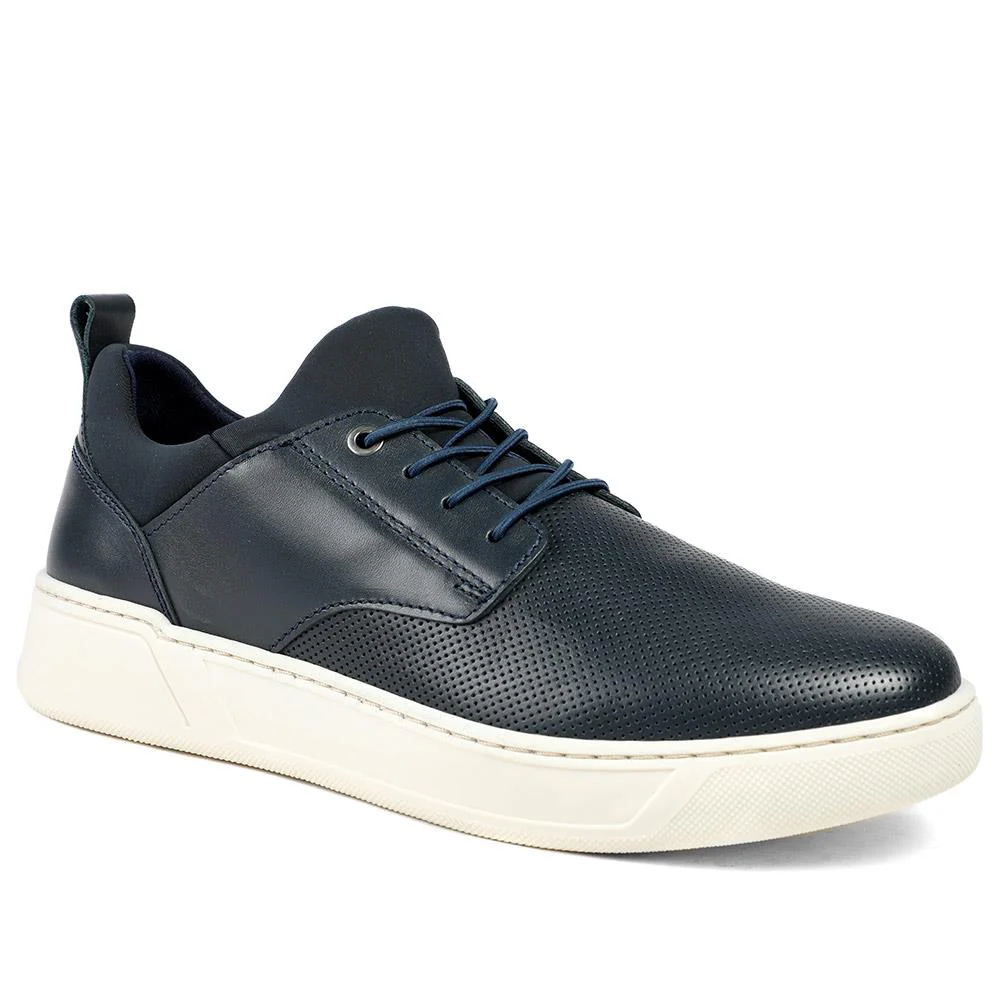 Seamus Casual Lace-Up Trainers - SEAMUS / 327 315 - Navy Leather