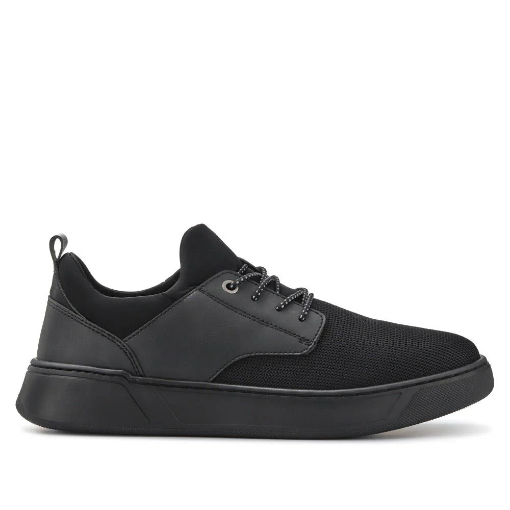 Seamus Casual Lace-Up Trainers - SEAMUS / 327 315 - Black - Image 4